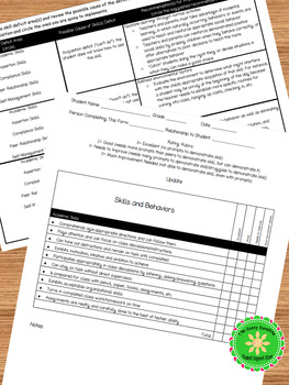 social checklist skills assessment preview