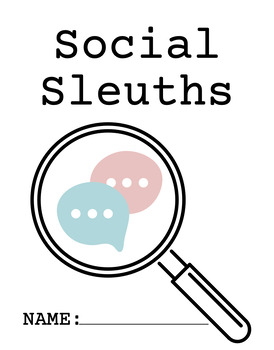 Preview of Social Sleuths Group (SW, Counseling, OT, Speech, Social Skills)