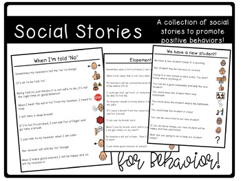 Preview of Social Stories
