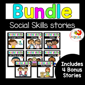 Preview of Social Skills Narratives, A BUNDLE OF STORIES for Autism/Special Needs