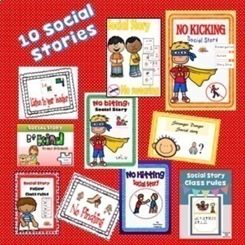 Social Skills Narratives, A BUNDLE OF STORIES for Autism/Special Needs