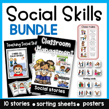 Preview of Social Skills - A BUNDLE OF STORIES for Autism/Special Needs