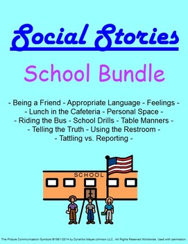 Preview of Social Stories: School Bundle