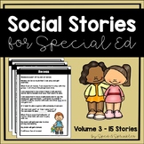 Social Stories for Special Education: Volume 3