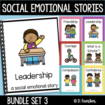 Preview of Social Emotional Stories Bundle - Set 3 - Stories for SEL & Character Education