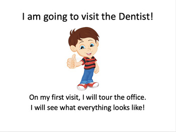 Preview of Social Story: Dentist - Bundle (Visits 1 - 4)