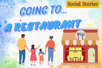 Preview of Social Stories: Going to a Restaurant