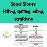 Social Stories | No Hitting, Biting, Spitting, or Scratching