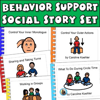 Preview of Social Stories Taking Turns Sharing No Hitting Classroom Behaviors Autism Story