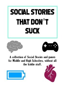 Preview of Social Stories That Don't Suck: SEL for Teens (good for Distance learning)