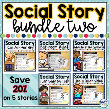 Preview of Social Skills Narrative Story Bundle Volume 2