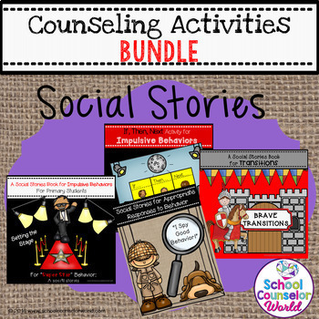 Social Stories for Behavior BUNDLE K-2