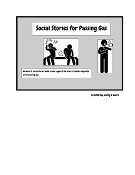 Preview of Social Stories for Passing Gas: Includes Two Social Stories and Visual Supports