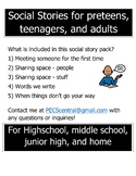 Social Stories for preteens, teenagers, and adults (Volume 6)