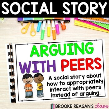 Preview of Social Story: Arguing with Peers