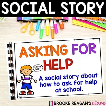 Preview of Social Story: Asking For Help