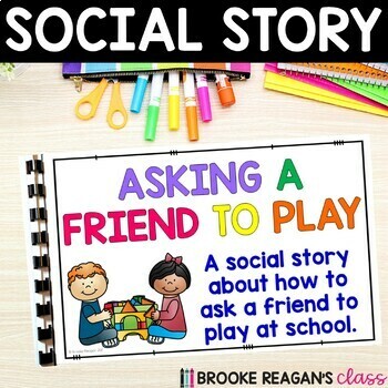 Preview of Social Story: Asking a Friend to Play