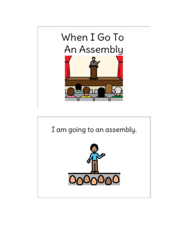Preview of Social Story-Assemblies