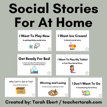 Preview of Social Story At Home Bundle