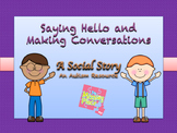 Social Story (Autism) - Special Education - Saying Hello a