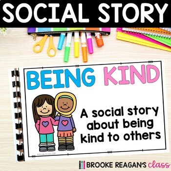 Preview of Social Story: Being Kind - Kindness (Activities and Visuals}