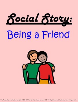 Preview of Social Story: Being a Friend