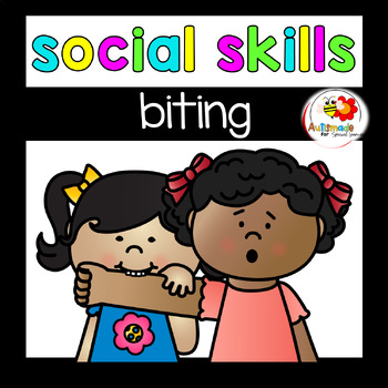 Preview of No Biting - Social Skills Book
