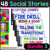 Social Story Bundle 3: Volume 1, 2, 3, and 4 {48 Social Stories}