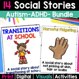 Social Story Bundle: Autism ADD/ADHD Social Stories {Visua