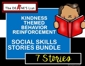 Preview of SOCIAL SKILLS STORIES BUNDLE: Kindness Themed Behavior Reinforcement