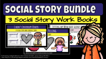 Preview of Social Story Bundle (SEL ACTIVITIES)