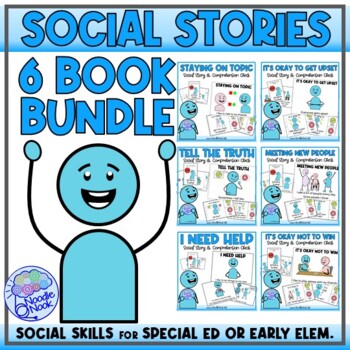 Preview of Social Story Bundle (Unit 3) - Social Skills and Social Interactions at School