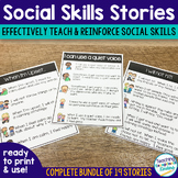 Social Skills Narrative Story Complete Bundle of Stories