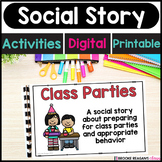 Social Story: Class Parties (Behavior Expectations for Par