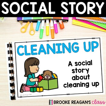 Preview of Social Story: Cleaning Up