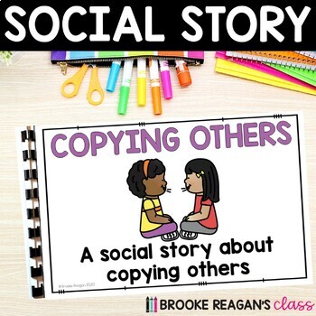 Preview of Social Story: Copying Others
