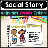 Social Story: Destroying Property {Calming Strategies, Vis