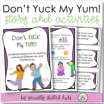 Preview of Don't YUCK My YUM! | Social Skills Story & Activities