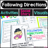 Social Story: Following Directions: Activities, Visuals {C