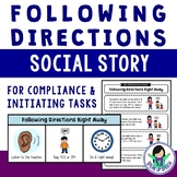 Social Story - Following Directions Right Away 