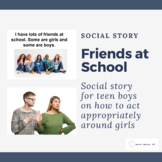 Social Story - Friends At School - Acting Appropriately Ar