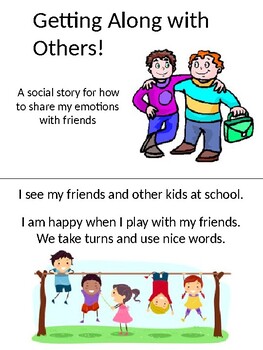 Preview of Social Story - Getting Along with Others!