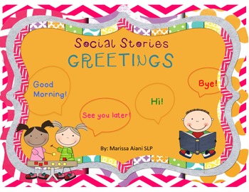 Preview of Social Story: Greetings