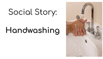 Preview of Social Story - Hand washing