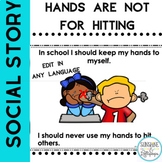 hands are not for hitting worksheets teaching resources tpt