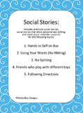Social Story - Hands to self Bus, Hitting, Spitting, Frien