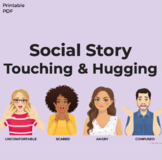 Social Story - Hugging / Touching / Personal Space *PDF pr