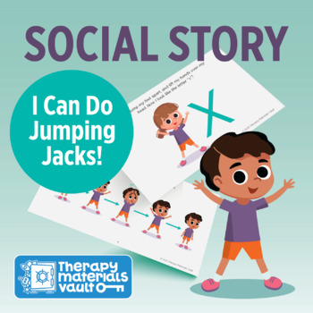 Preview of Social Story: I Can Do Jumping Jacks!
