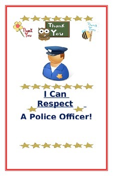 Preview of Social Story- "I Can Respect A Police Officer"