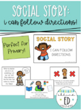 Social Story - I can follow directions! - Listening & Bein